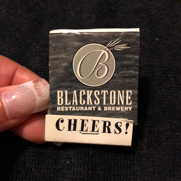 Blackstone Restaurant and Brewery Matchbook