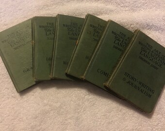 1903 Sherwin Cody English and Writing Textbook Set