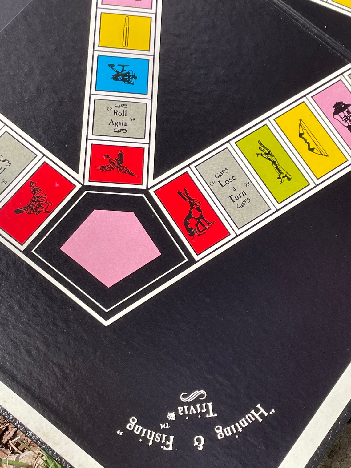 1985 Hunting & Fishing Trivia Game Board Etsy