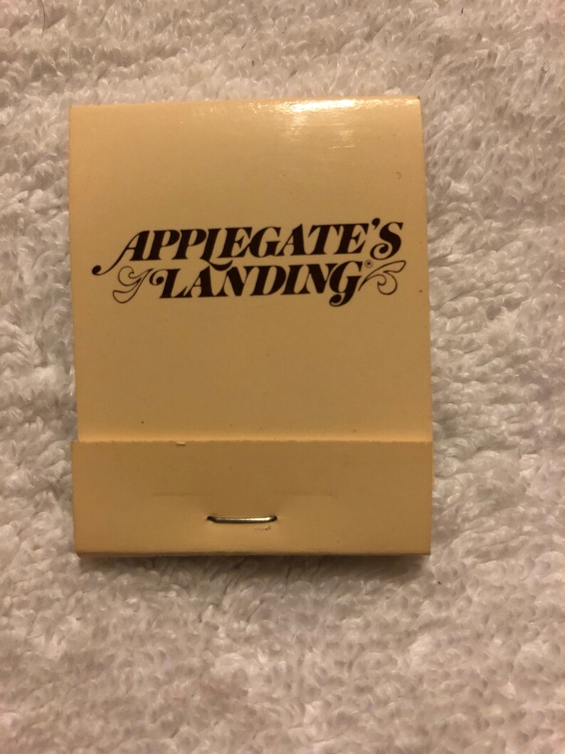 Applegates's Landing Matchbook Etsy