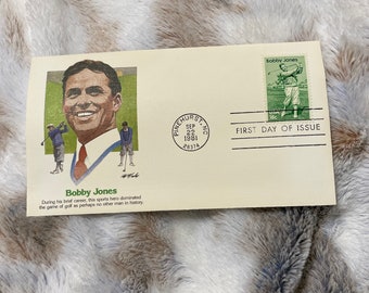 5 Issued in 1998 Post Office Fresh! Celebrate the Century 1930's - Unused U.S Postage Stamps Pack of 5 Bobby Jones Vintage -