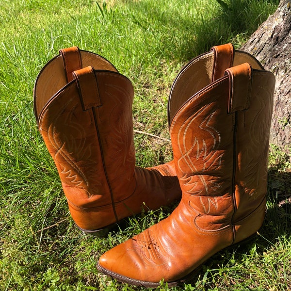 Vintage Justin Boots Etsy