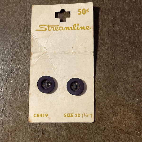 Vintage Streamline Buttons