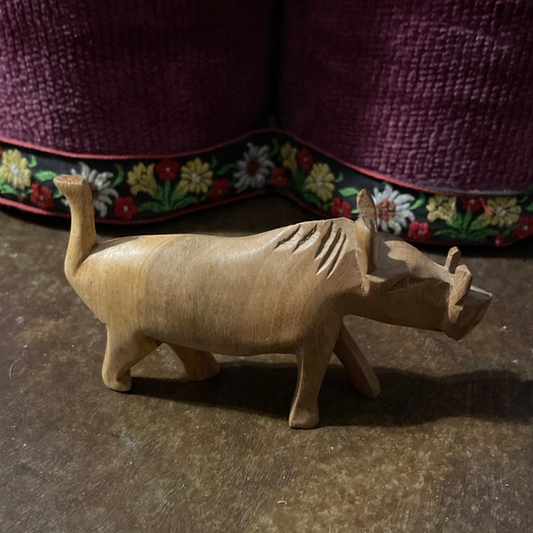 Small Carved Rhinoceros