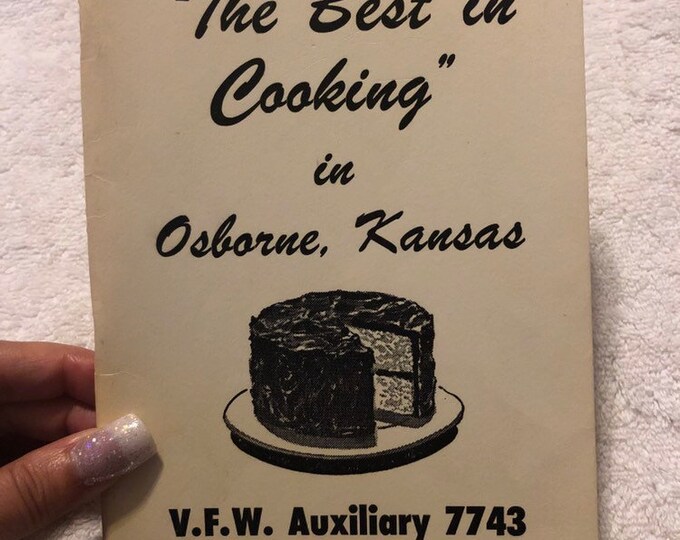 The Best in Cooking in Osborne, Kansas VFW Auxiliary 7743 Etsy
