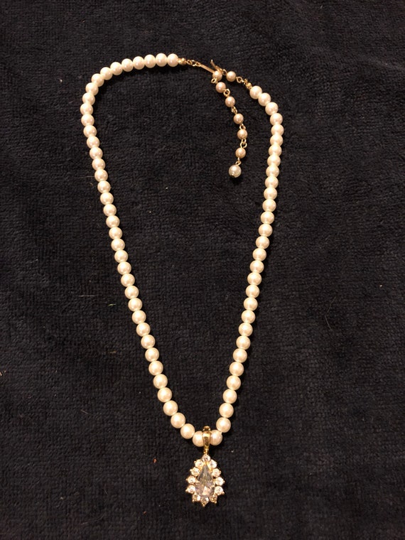 Costume Faux Pearl Necklace