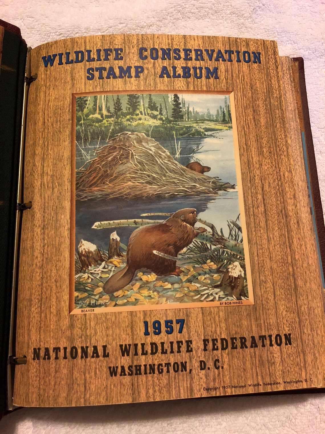 Wildlife Stamp Album Etsy
