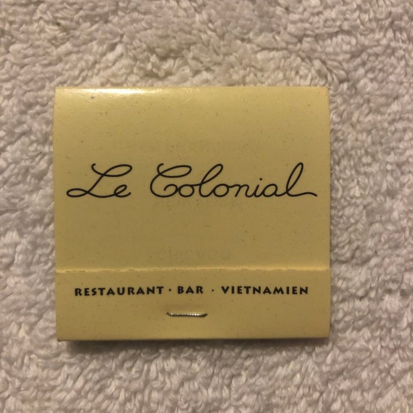 Le Colonial Restaurant Matchbook