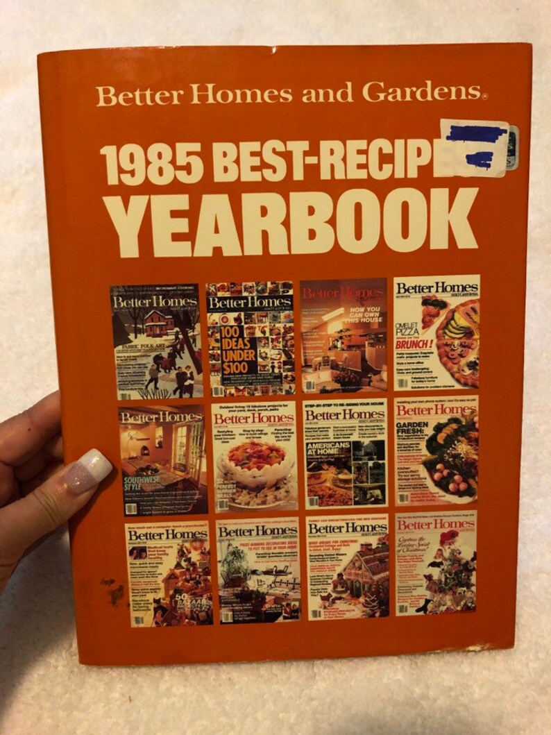 Better Homes and Gardens 1985 Best Recipes Yearbook Etsy