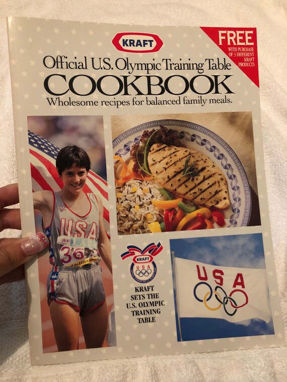 Kraft Official U.S. Olympic Training Table Cookbook Etsy