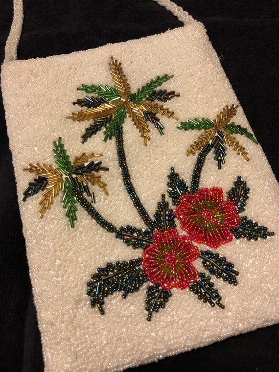 Tropical Beaded Bag