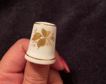 Floral Royal Adderley Thimble