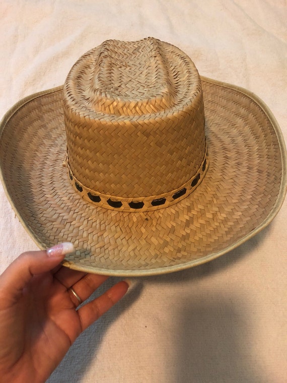 Straw Cowboy Hat - image 1