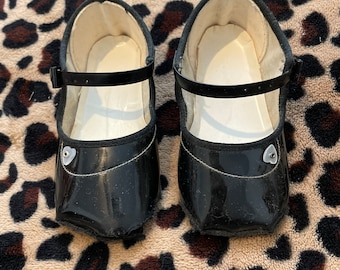 Vintage Black Mary Jane Shoes