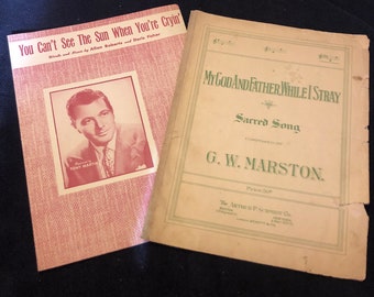 Vintage Sheet Music