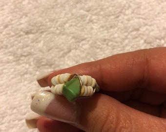 Green Stone Ring