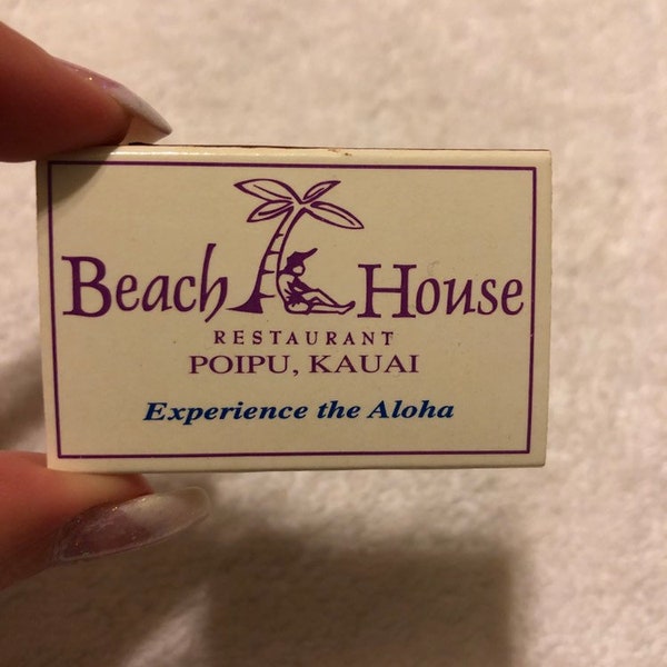 Beach House Restaurant Matchbox