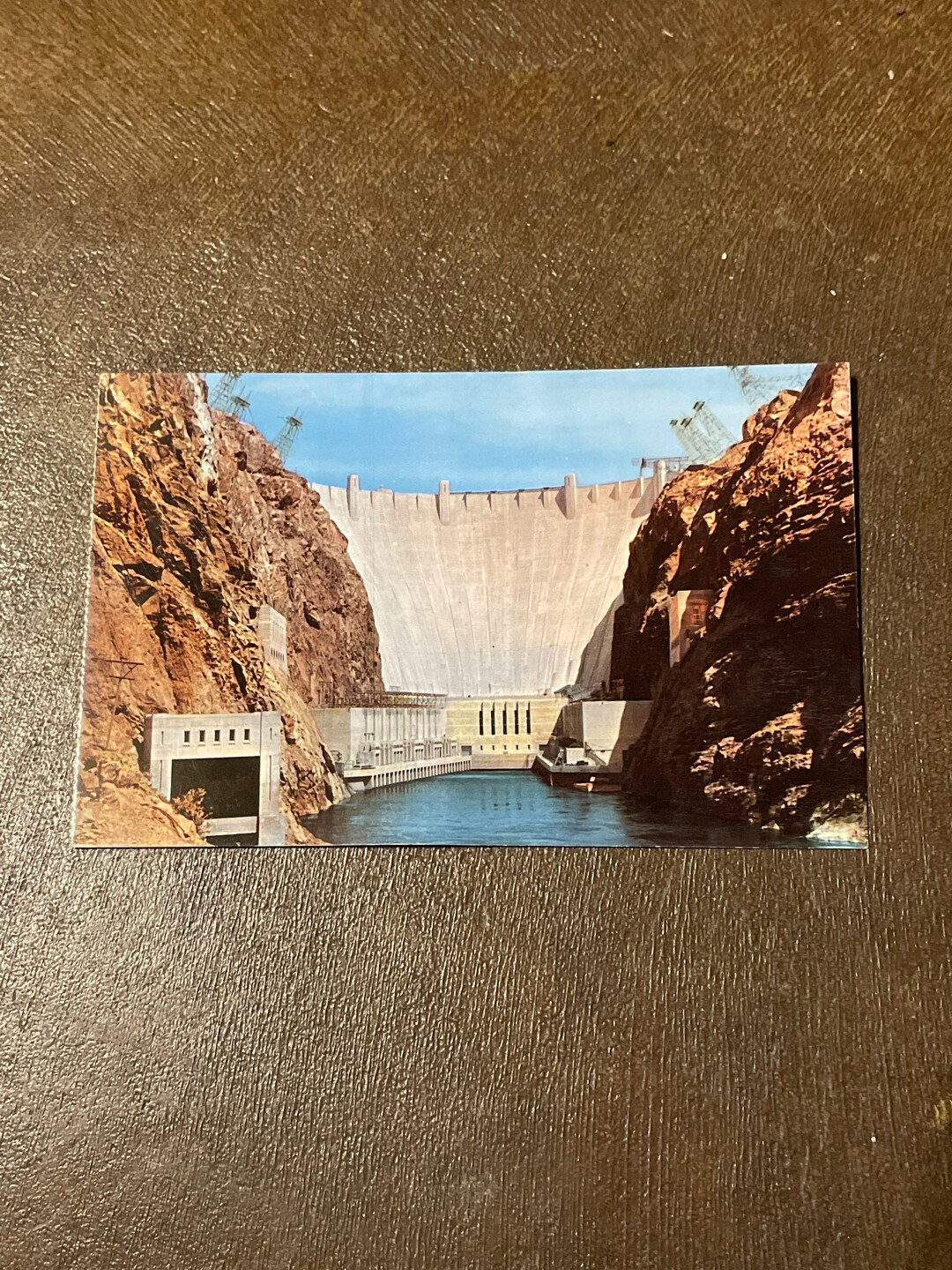Vintage Hoover Dam Postcard - Etsy
