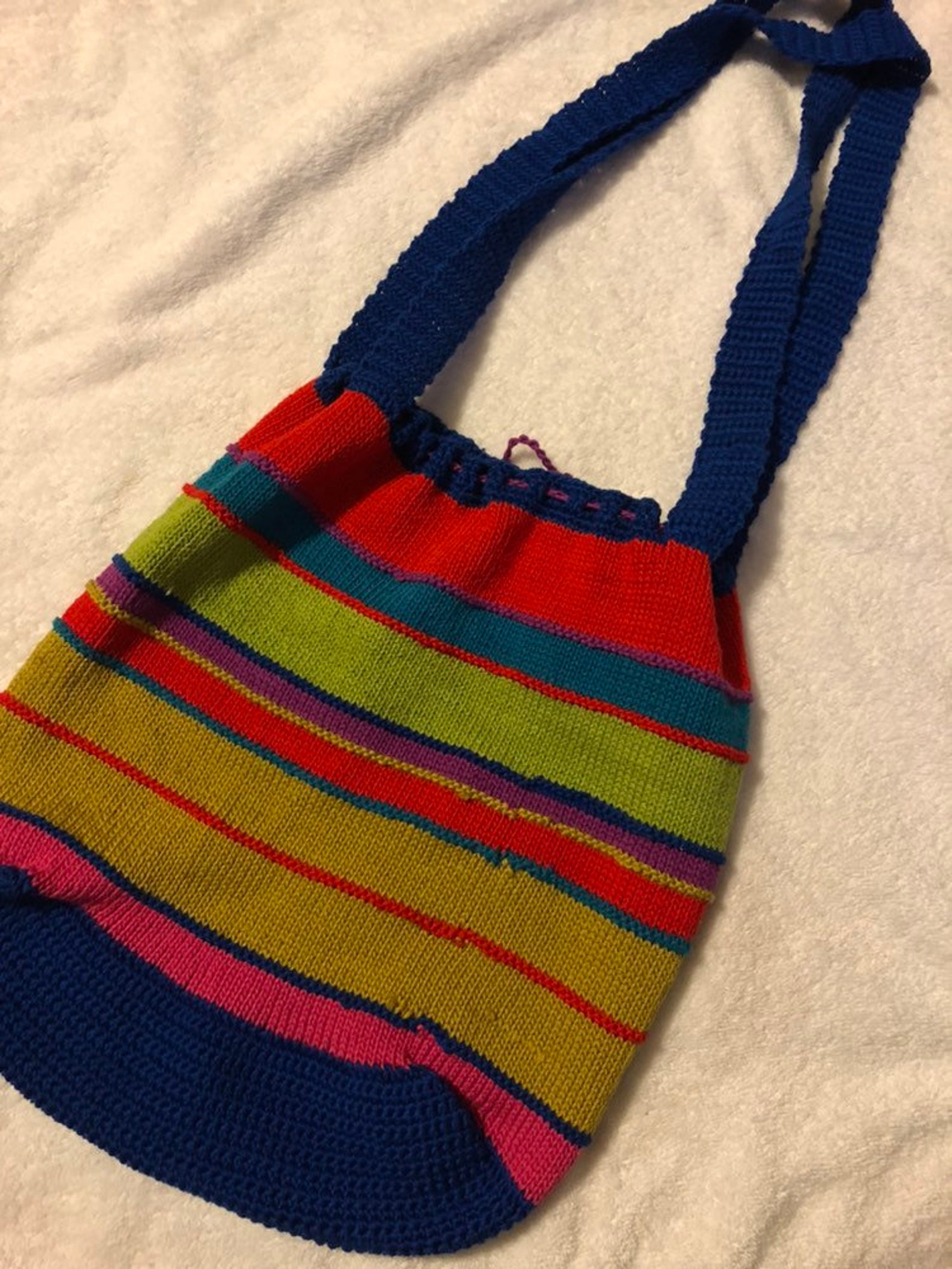 Knit Hobo Bag Etsy
