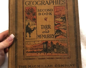 1913 The Missouri Supplement New Geographies Textbook
