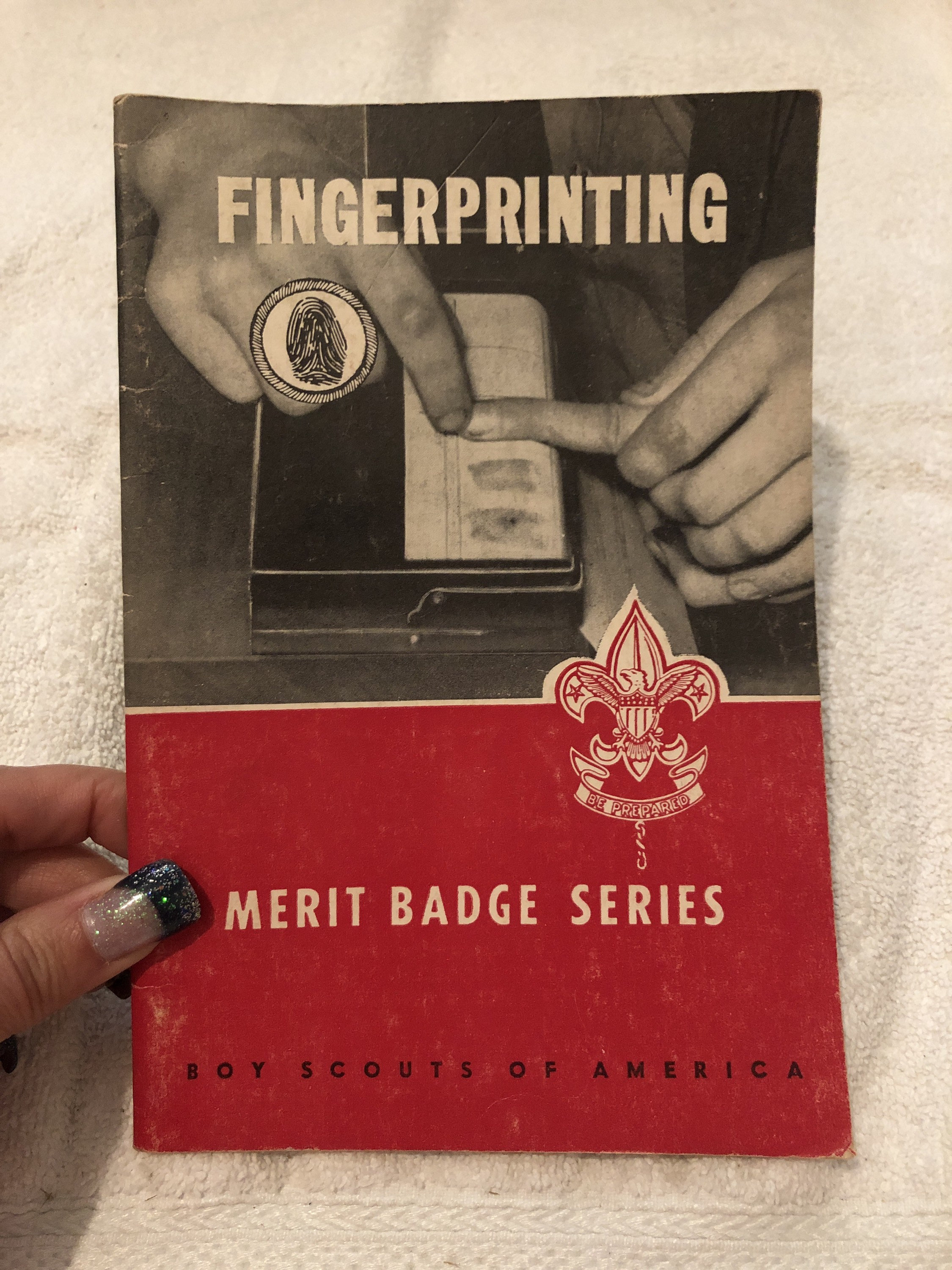Fingerprinting Boy Scouts of America Etsy