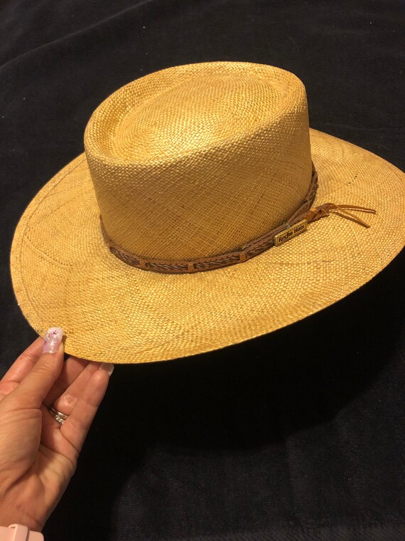 Sombrero de paja Rocha-Hats - Etsy México