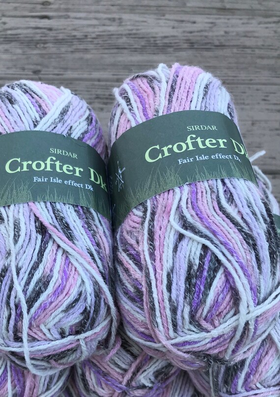 fair isle effect yarn