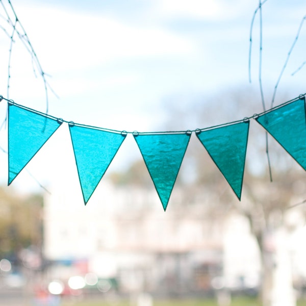 SEGO Stained Glass Bunting - Teal