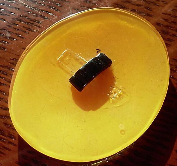 Fabulous hand painted shell/Mother of pearl and r… - image 3