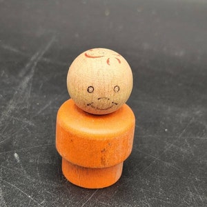 Vintage Fisher Price Little People Wood, Wooden Children, wooden fisher price,early fisher price,fisher price collectible,wood toy
