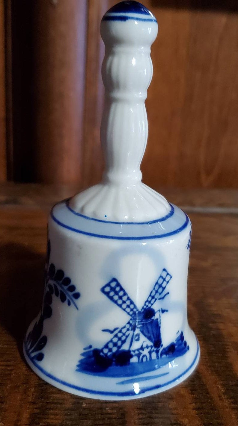 Vintage Delft Blue BellCeramic Bell from HollandVintage Etsy