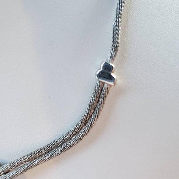 Reduced Sterling Silver Dyadema Knotted 