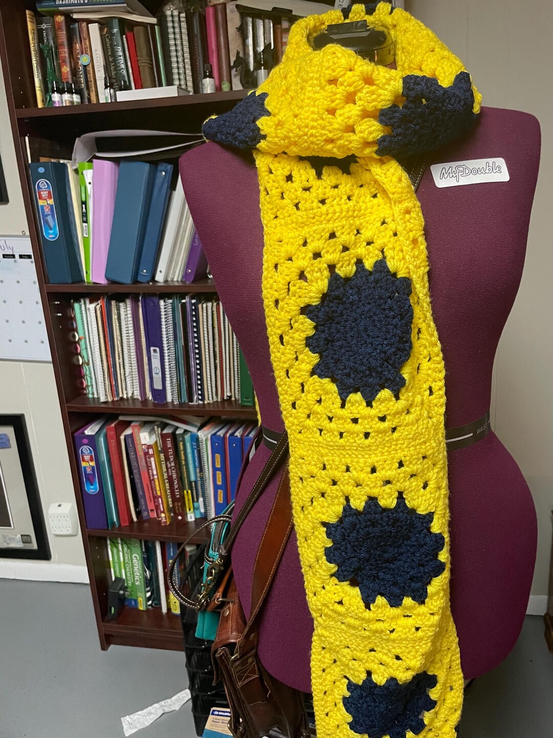 LARGE SQUARE SCARF DRIPPING IN DECADENCE