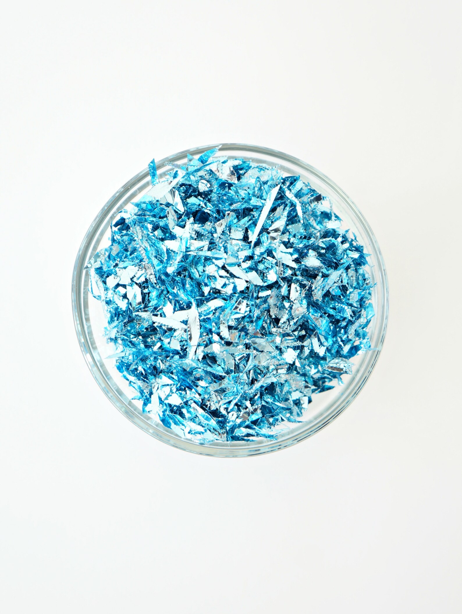 Metallic Light Blue Glitter Confetti Balloon 11 Inch 16 Etsy