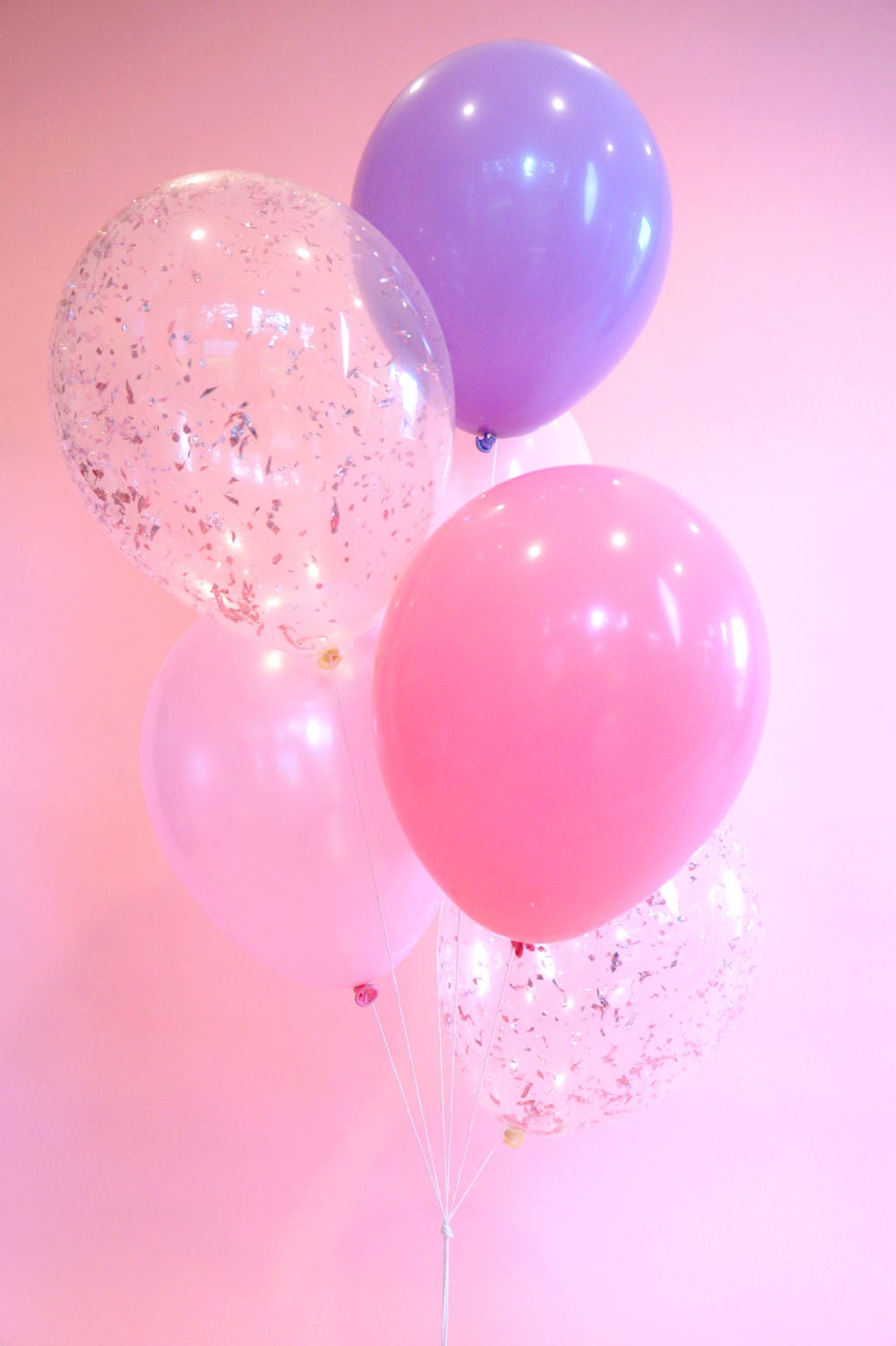 Gemakkelijk Behoefte aan kan zijn Pink and Purple Balloon Bouquet Pink and Purple Balloons | Etsy