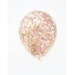 Rose Gold Pink + Gold Glitter Confetti Balloon | 11 inch, 16 inch, 18 inch, 36 inch or 5 inch confetti balloon 