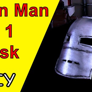 Iron Man Mk1 Mask Template