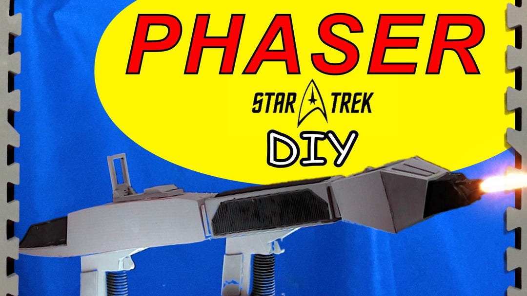 Star Trek TNG Phaser Template - Etsy