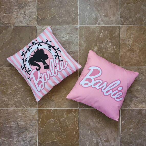 Victorian Barbie Pillowcover Pink & White 16x16 Pillowcover Only Il_570xn