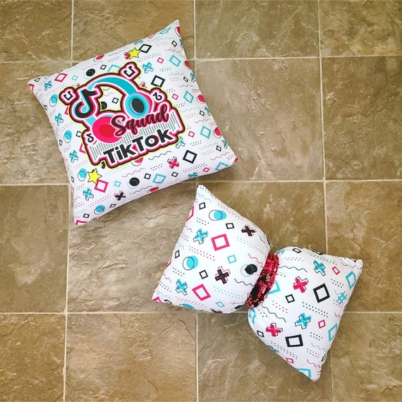 Social Media Custom Pillowcases Pillowcover Squad Tiktok Duo Il_570xn