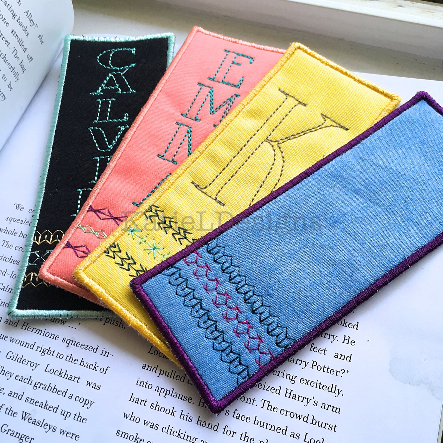 In The Hoop Bookmark Set 2 x Simple ITH projects for 5x7 Hoops A