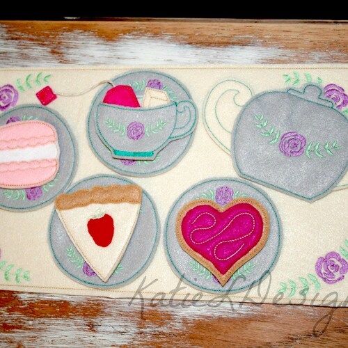 Machine Embroidery Design in the Hoop Delux Lunch Felt Play Etsy