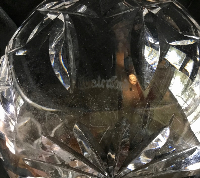 Vintage Waterford Crystal kerry Pattern 4.0 Finger Etsy