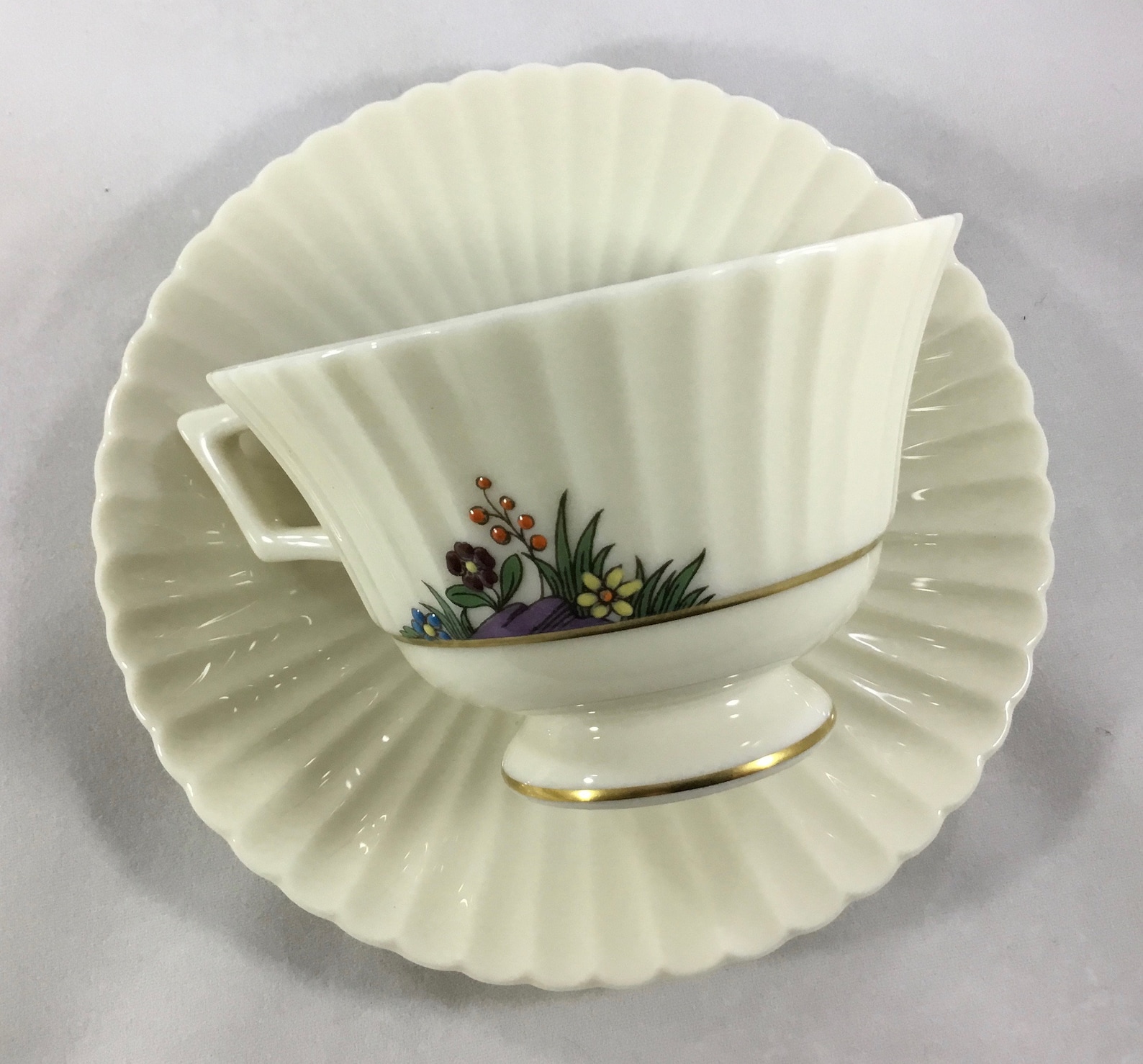 Vintage Lenox China rutledge Pattern Porcelain Cup Etsy UK
