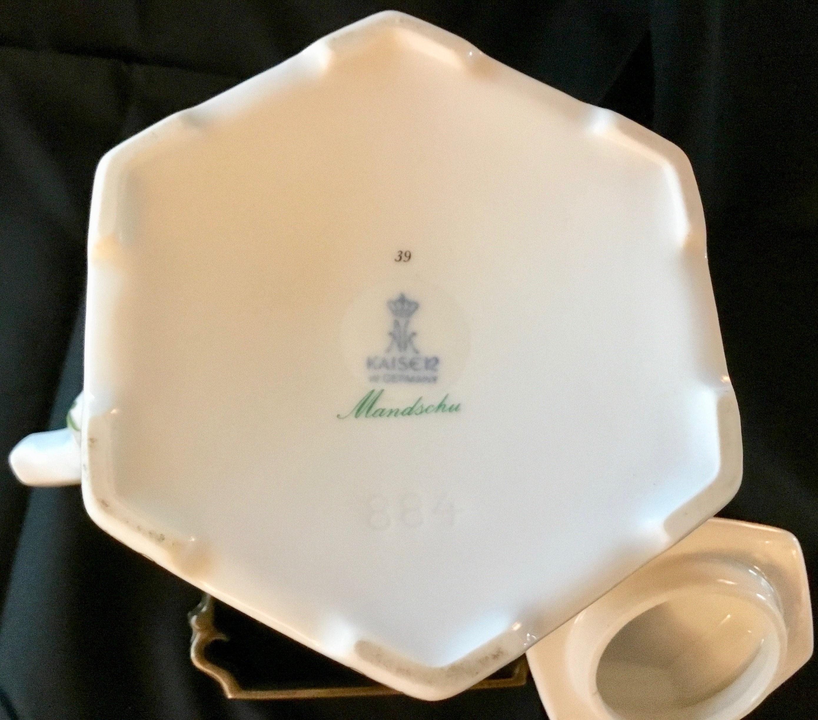 Alka Bavaria Marquise Kobalt ビンテージ　小物入れ Vintage Alka-Kunst Kaiser 
