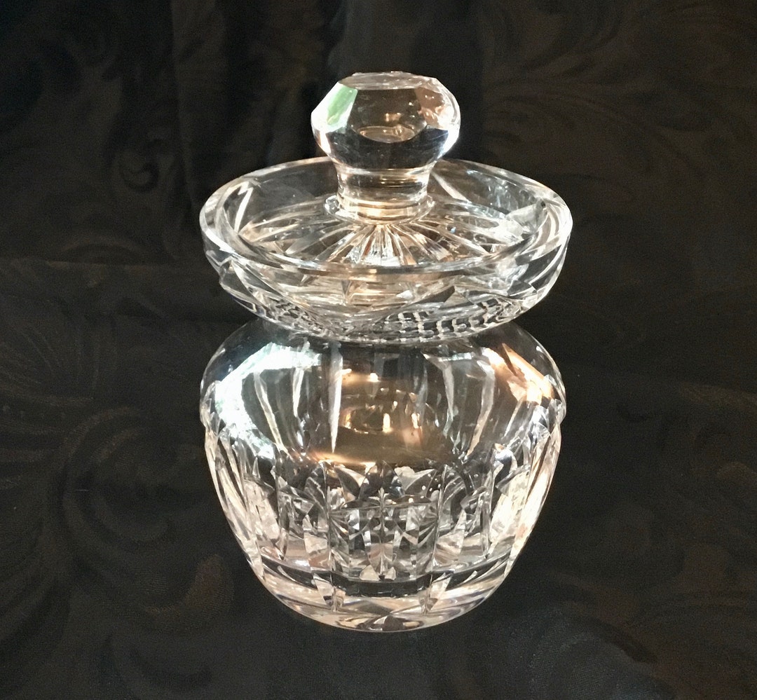 Vintage Waterford Crystal Honey Jar With Lid Made in Ireland Etsy