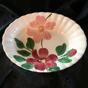 Vintage &quot;Blue Ridge&quot; Southern Potteries, Inc. - &quot;Savannah&quot; Pattern 9.5&quot; Serving Bowl - Made in USA - 1930&#39;s to 1957
