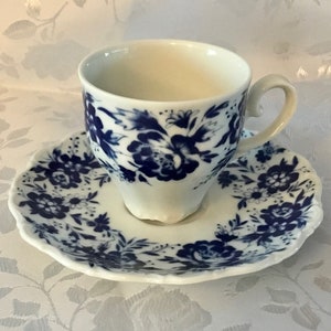 Vintage Seltmmann Weiden Porcelain Demitasse Teacup and Saucer - Made in West Germany - 1954 to 1990