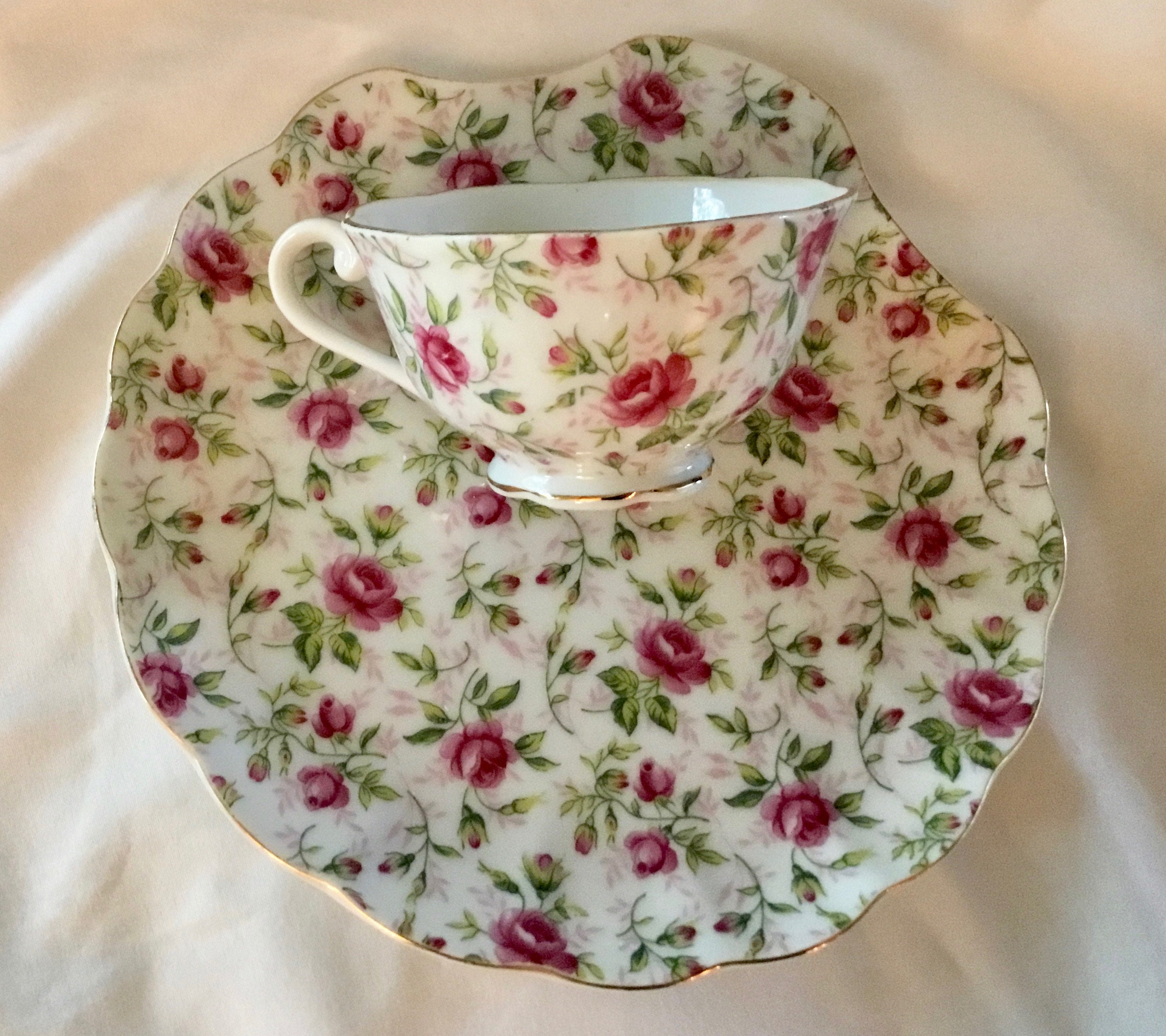 Vintage George Z. Lefton Hand Painted 