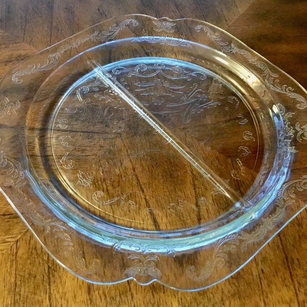 Square Glass Plate Etsy